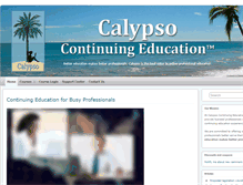 Tablet Screenshot of calypsoedu.com